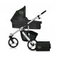 Универсальная коляска Bertoni 2 в 1 CARRERA Black - Green Sunny City